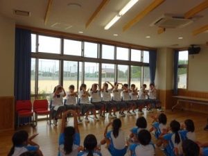 福岡小学校との英語交流学習